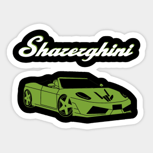 sharerghini merch Sticker